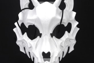 sculpt custom 3d mask 3d printing 3d model 3d helmet mask armor cosplay 3d model
