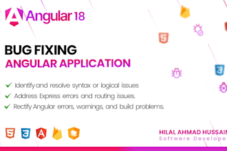 do quick bugs fixes in angular 9 to 18