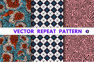 design camouflage, monogram, geometric, and any vector repeat seamless pattern