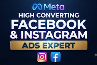 setup facebook and instagram ads for sales and leads