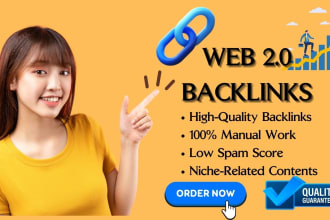 build high quality web 2 0 backlinks manually