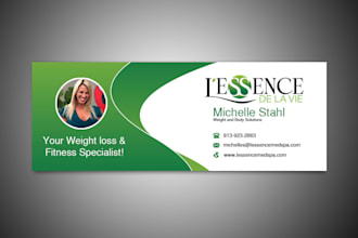 modern email signature design