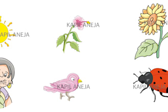 make vectorise logo , story illustrations and any drawing