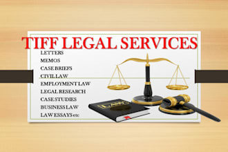 help with law, case briefs, memo and legal research