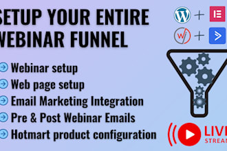 setup your entire webinar funnel