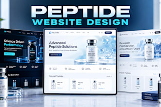 build fda compliant peptide website, research peptide, ecommerce peptide store