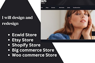 do bigcommerce big cartel shift4shop ecwid etsy and woocommerce store