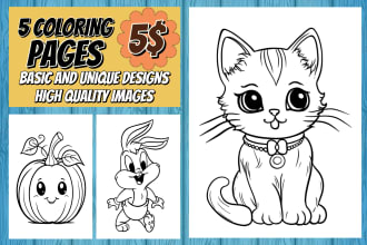 draw coloring pages for kids and adults