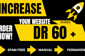 increase ahrefs domain rating algorithm dr 60 plus with  permanent