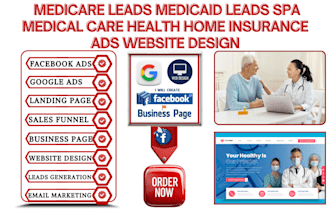 generate medicare leads medicai leads medical care health home insurance spa ad