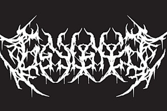 design a logo for your black, death, or thrash metal band
