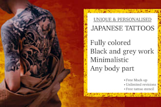 design japanese style tattoos that portray your story