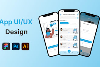 design high fidelity UI mobile app uiux design app mockup in figma
