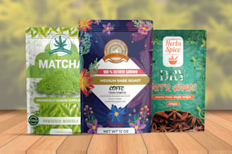 do cannabis  pouch label product label and packaging design