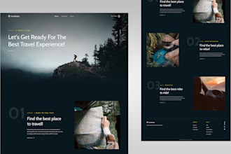 do modern website design web ui ux design or redesign using figma