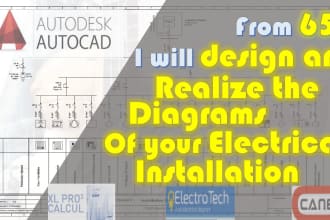 design your electrical installation and realize the diagrams and plans