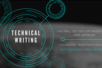 write cybersecurity and cloud computing articles and blogs