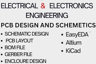 help you in pcb design electronics and electrical engineering
