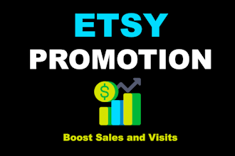 do organic etsy shop, store and listing promotion