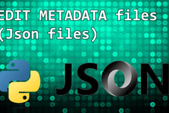 create or modify your metadata for nfts ordinal and CSV included