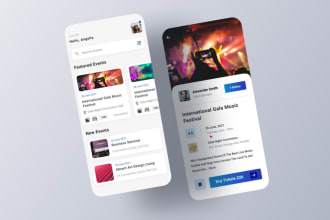 event booking app, ticket booking app, conference app, live streaming app