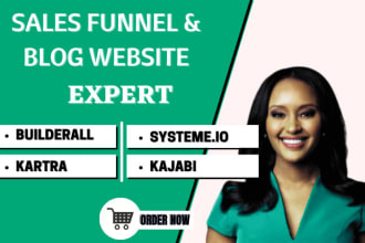 do systeme io website, builderall sales funnel, kartra website, kajabi website