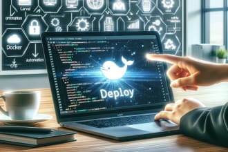 do secure dockerization, ci cd for laravel, nextjs, nestjs apps