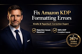 fix amazon kdp formatting errors for kindle and paperback