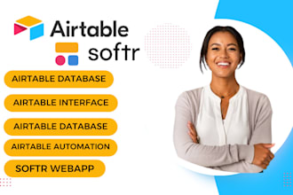 setup airtable database, airtable softr webapp airtable automation, softr webapp