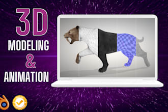 do 3d model designs and 3d character designs for games and animations