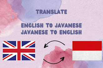 translate english to javanese bahasa jawa