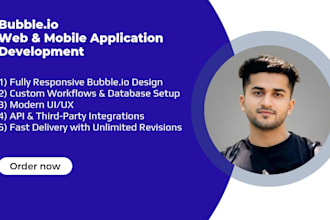 build responsive bubble web app and mvp