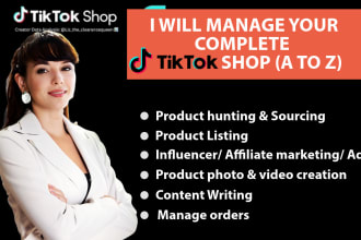setup tiktok shop and manage tiktok shop setup tik tok shop