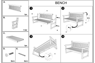 do assembly instruction drawing for furniture