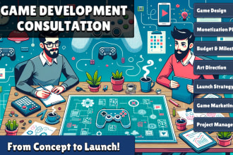 provide a game development and design consultancy service
