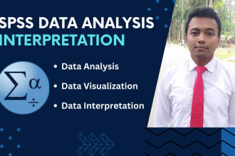 do spss data analysis with interpretation