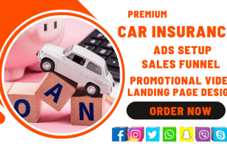generate car loan auto finance leads via facebook ads landing page sales funnel