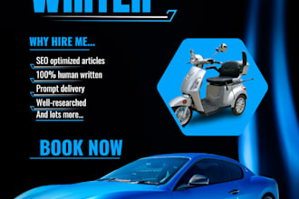 write your electric vehicle content to be engaging and SEO optimized