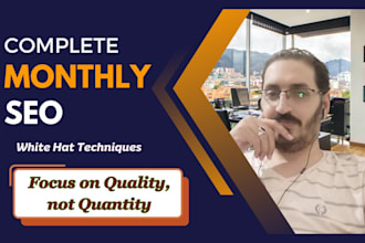 provide complete monthly SEO service