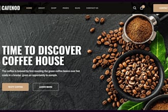 coffee shopify store beverage shopify store coffee website coffee tea store