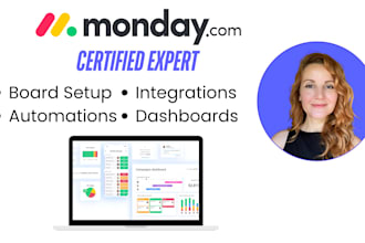 setup monday project management for you with automations