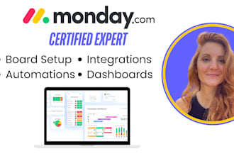 setup monday project management for you with automations