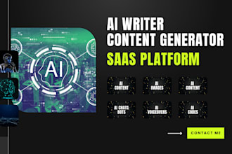build your ai writer and content generator platform saas