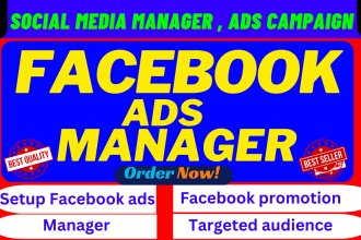 be your social media manager, facebook promotion, manager,