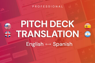 translate your presentation into spanish