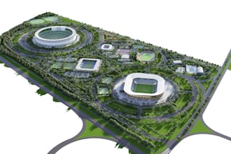 design architectural master plans and site plans in 2d and 3d