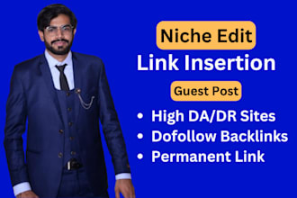 do niche edit, link insertion services for SEO backlinks