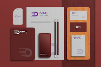 design professional stationery branding business card or brand identity