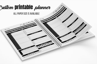 create and convert printable planner to digital planner for ipad and etsy