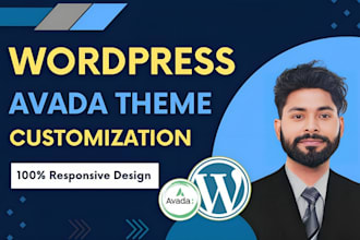 design wordpress avada theme customization or figma to avada using avada builder